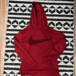 Nike Boys Crimson Hoodie Sweater